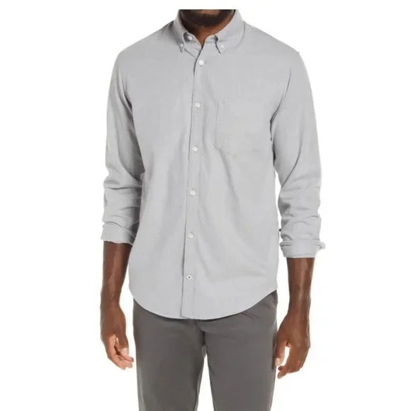 Nordstrom Shirts Nordstrom Long Sleeve Dove Gray Mens Button